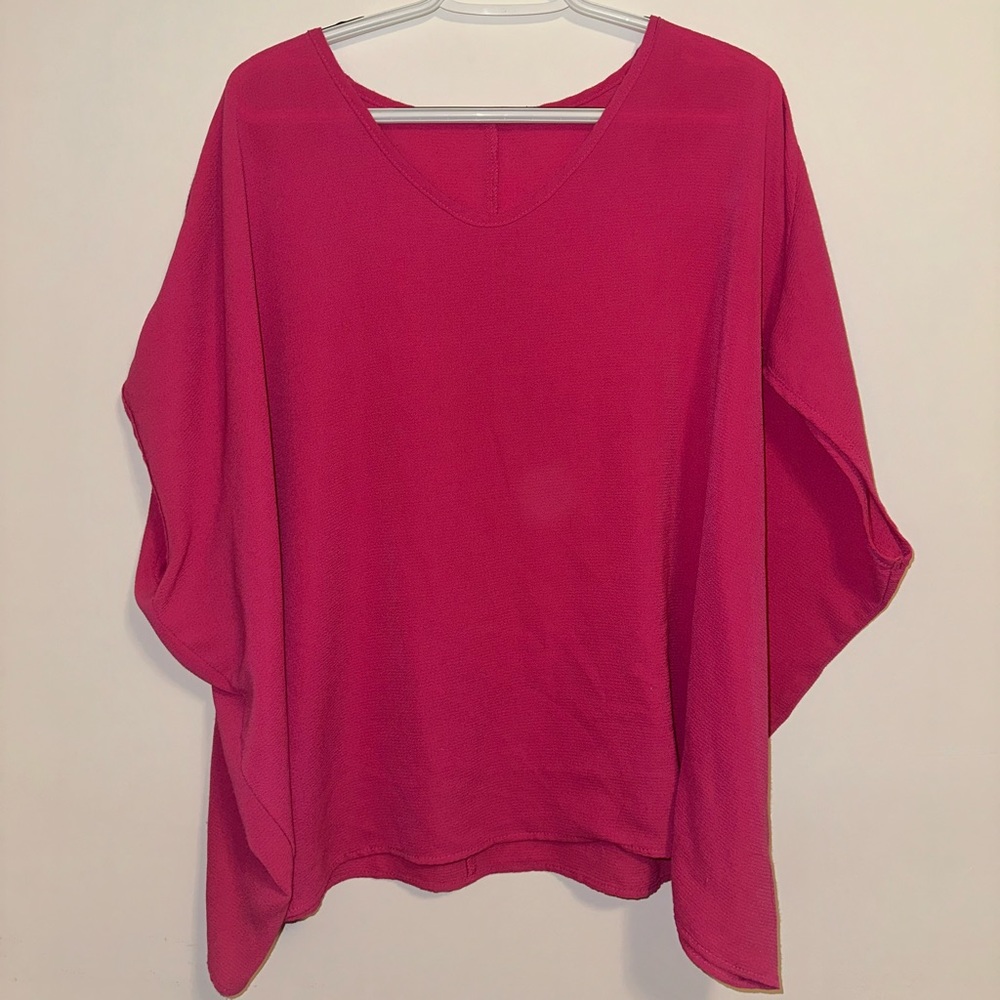 Hot Pink Blouse